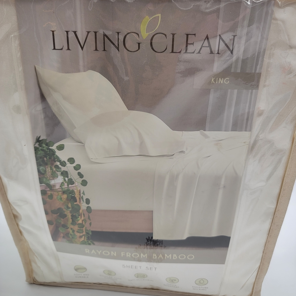 Cream Bamboo Sheet Set
